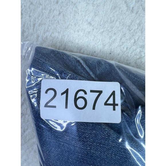 Judy Blue Crop Jeans Womens 22W Blue Dark Wash High Rise Raw Hem Stretch Denim - Picture 13 of 13